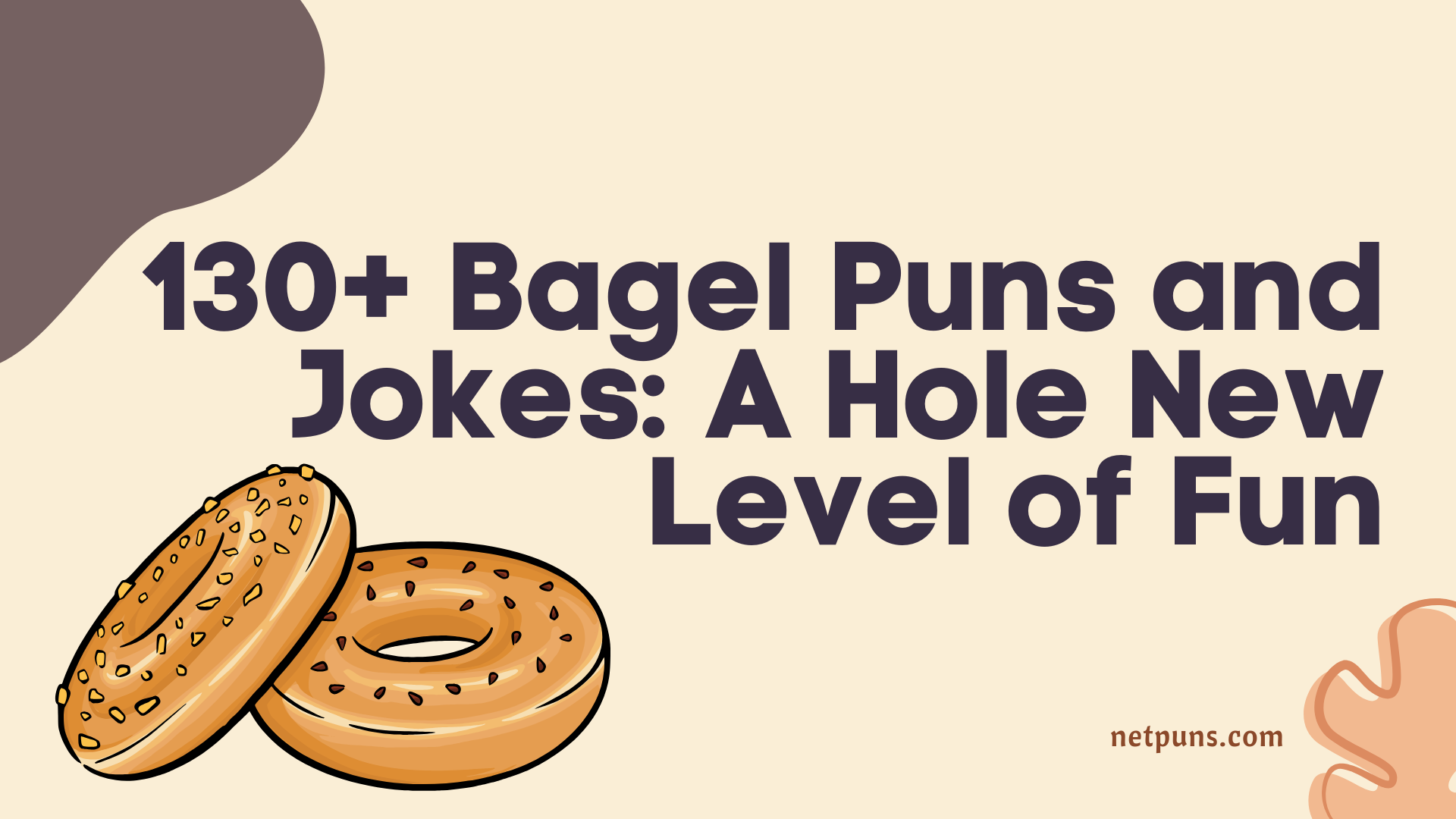 130+ Bagel Puns and Jokes: A Hole New Level of Fun