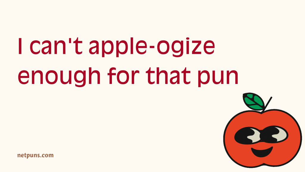 I can't apple-ogize enough for that pun.