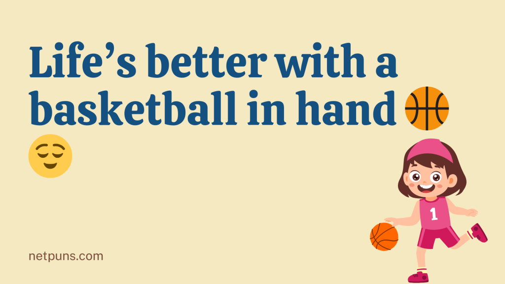 Life’s better with a basketball in hand 🏀😌
