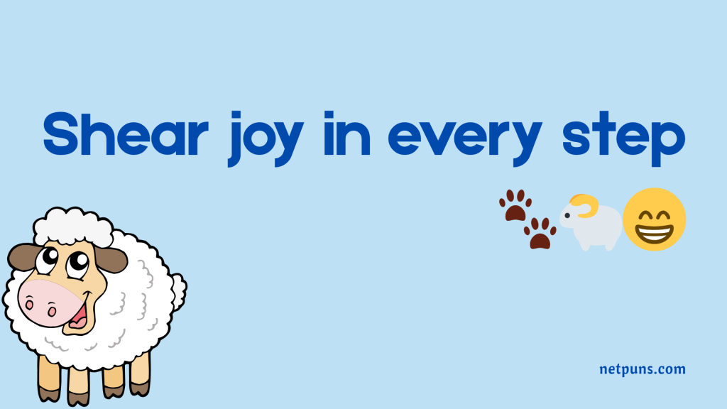 Shear joy in every step 🐾🐑😁