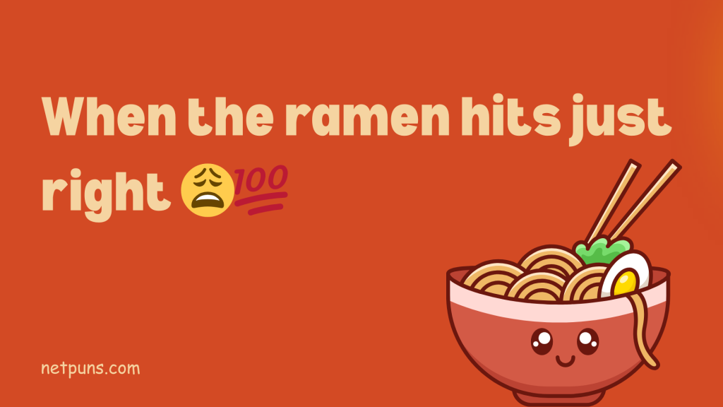 When the ramen hits just right 😩💯