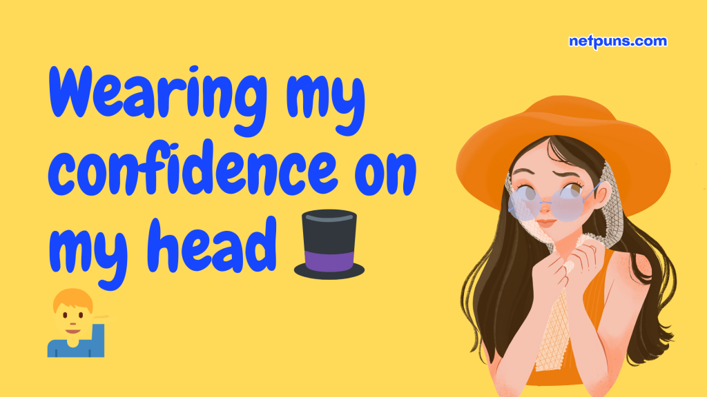 Wearing my confidence on my head 🎩💁♂️