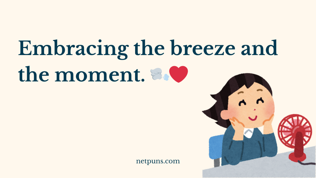 Embracing the breeze and the moment. 🌬️❤️