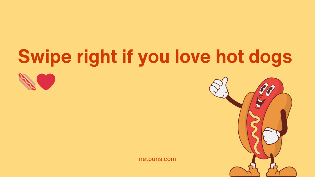 Swipe right if you love hot dogs 🌭❤️
