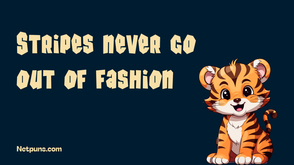 Stripes never go out of fashion.