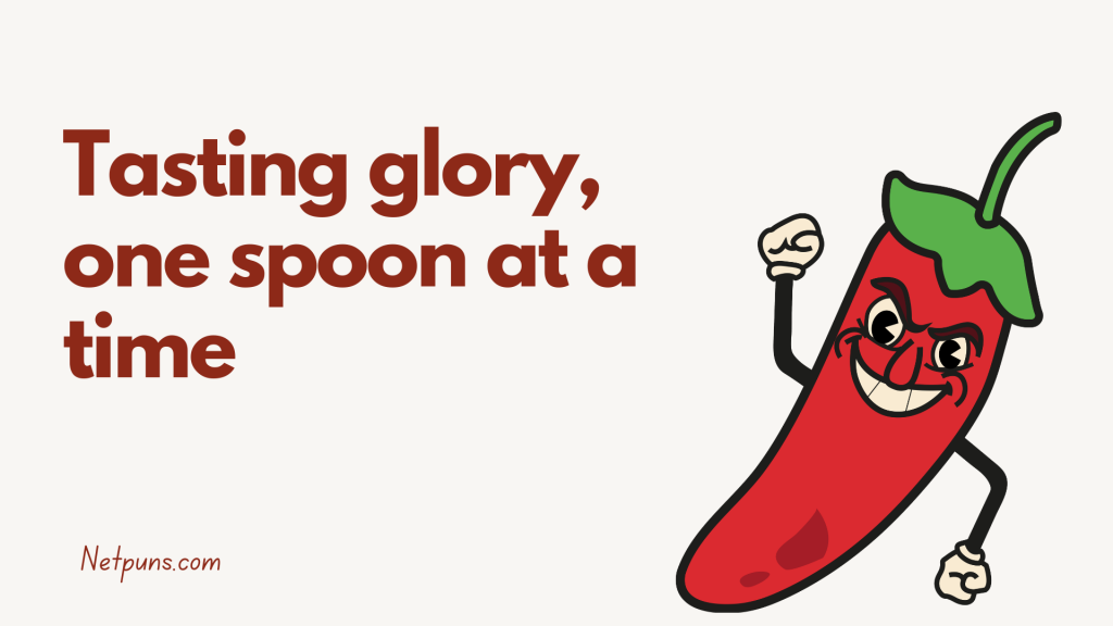 Tasting glory, one spoon at a time.
