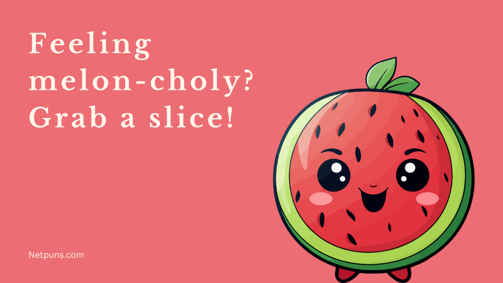 Feeling melon-choly? Grab a slice!